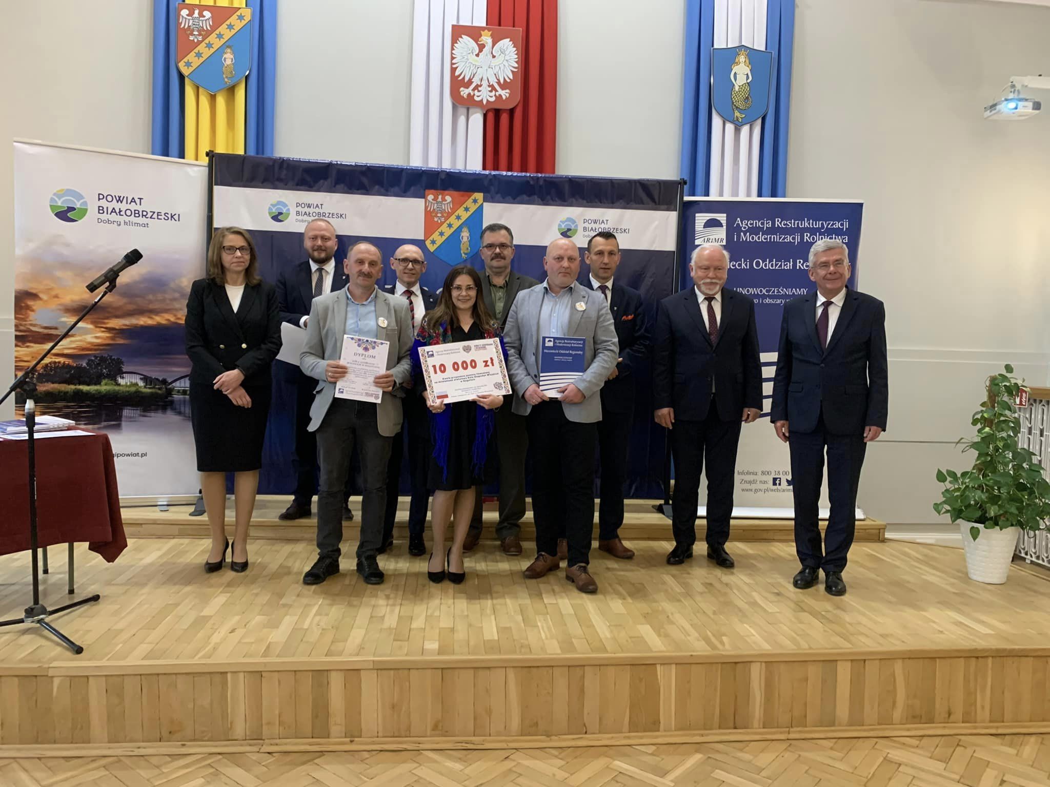 Koła Gospodyń Wiejskich z terenu Powiat Białobrzeski ze wsparciem finansowym na działalność statutową w 2023 roku.