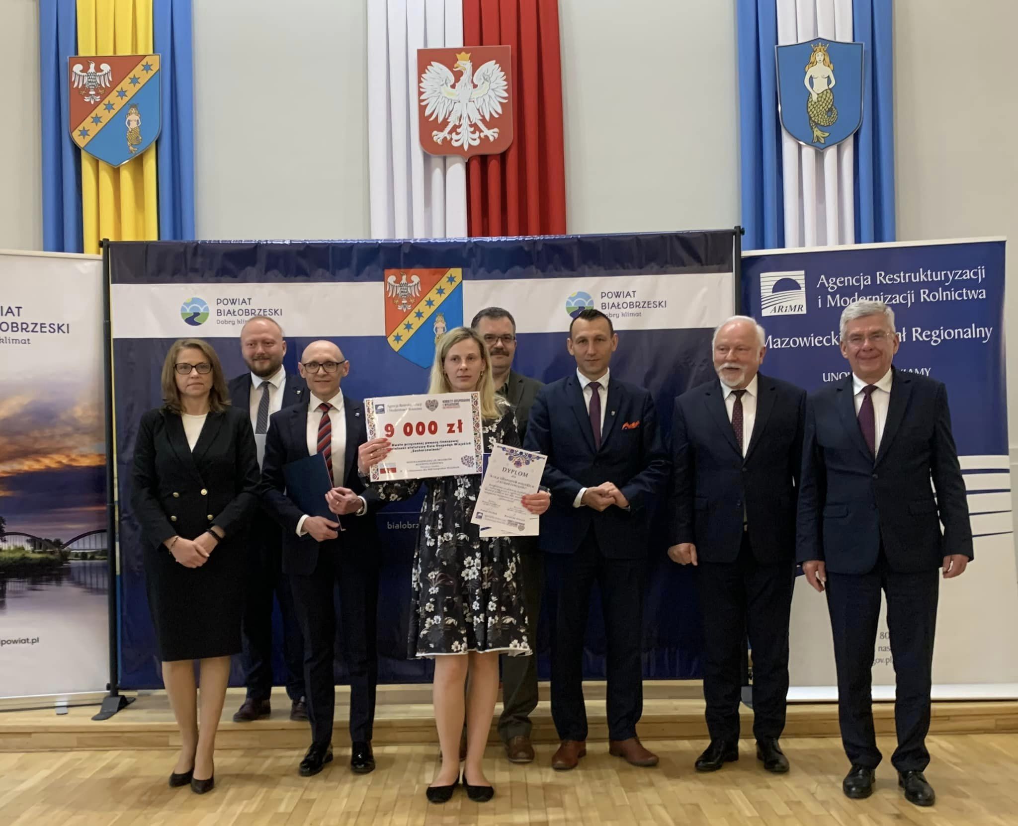 Koła Gospodyń Wiejskich z terenu Powiat Białobrzeski ze wsparciem finansowym na działalność statutową w 2023 roku.