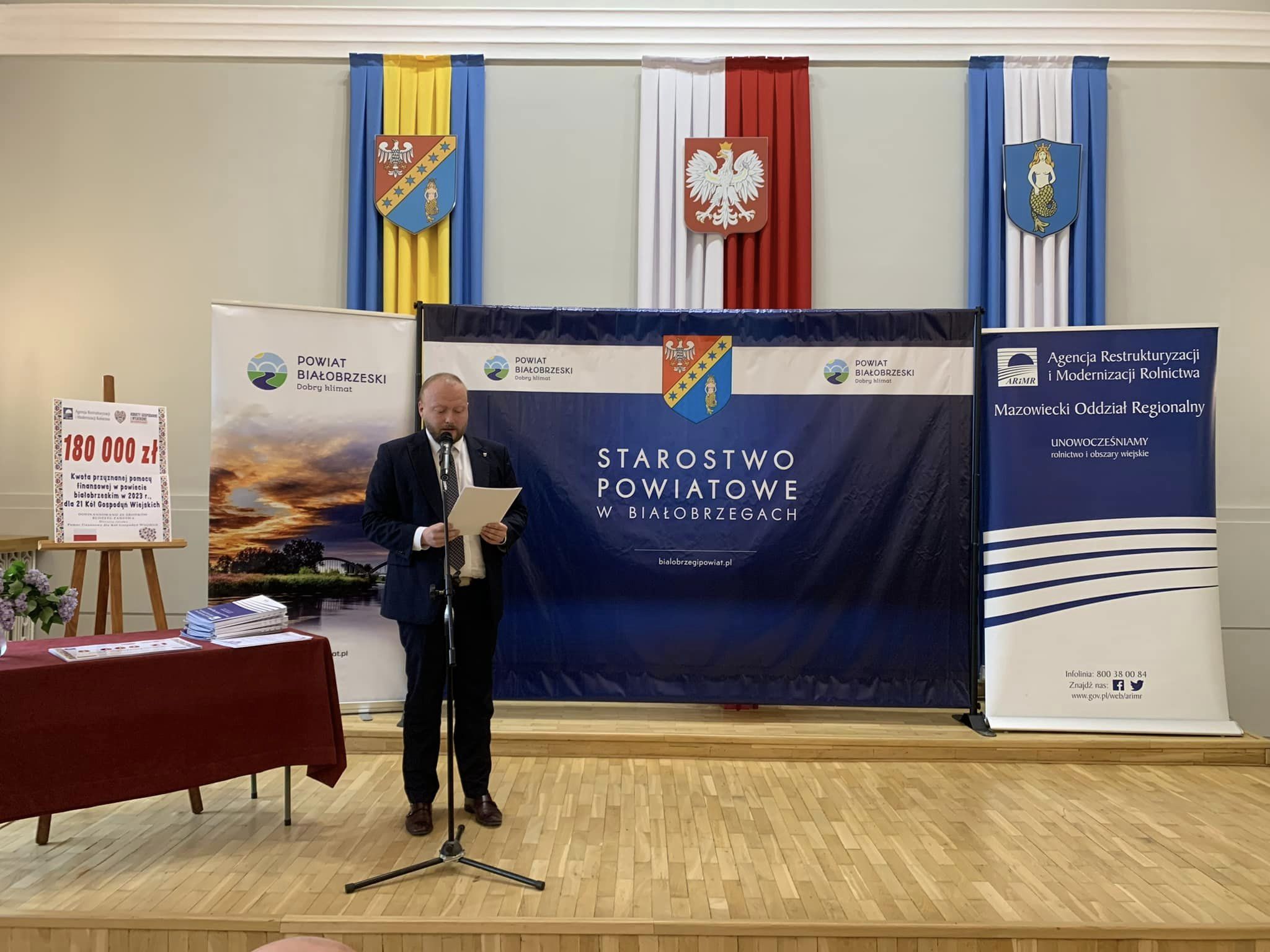 Koła Gospodyń Wiejskich z terenu Powiat Białobrzeski ze wsparciem finansowym na działalność statutową w 2023 roku.