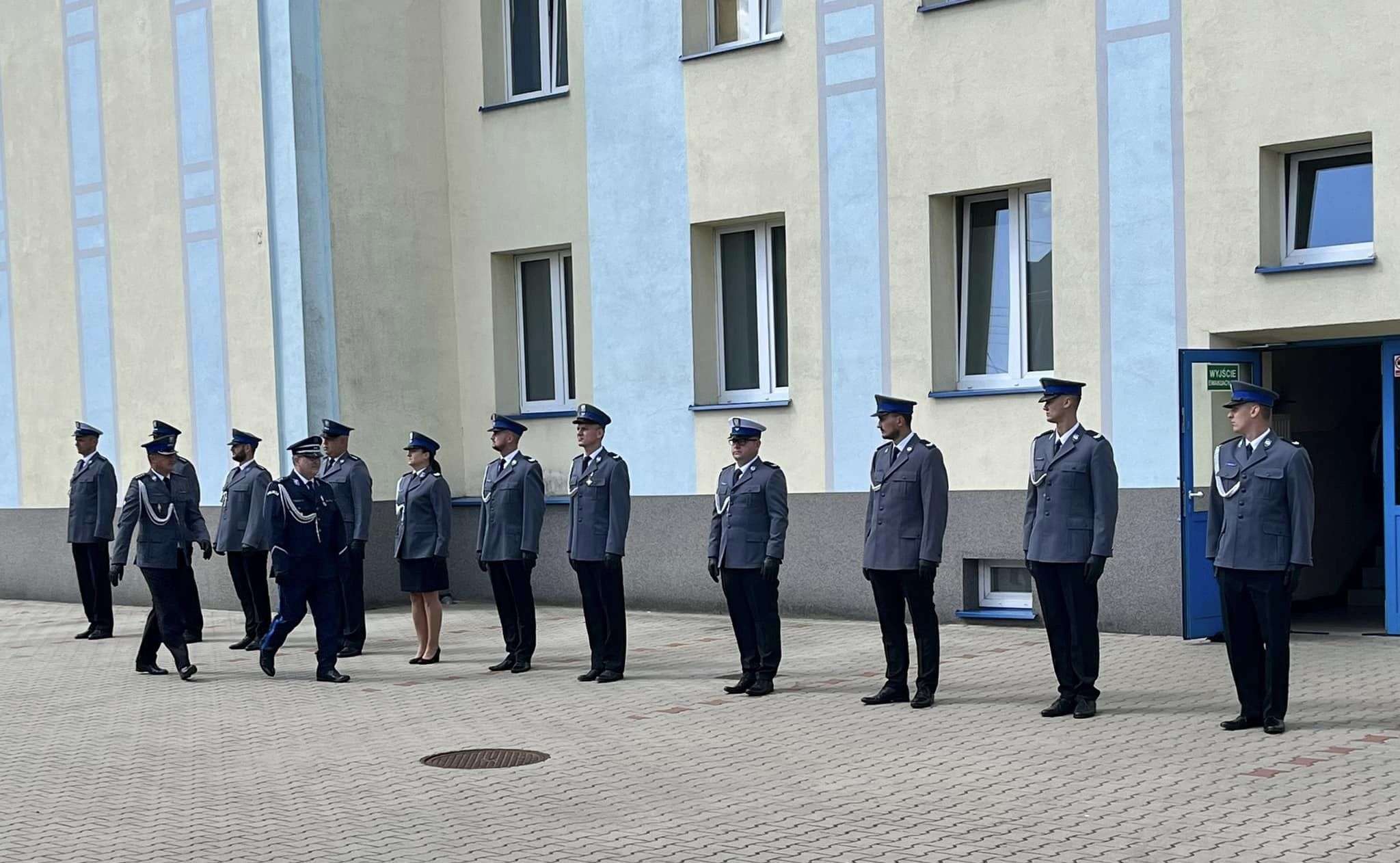 uroczystym apelu w związku z przypadającym na dzień 24 lipca Świętem Policji.