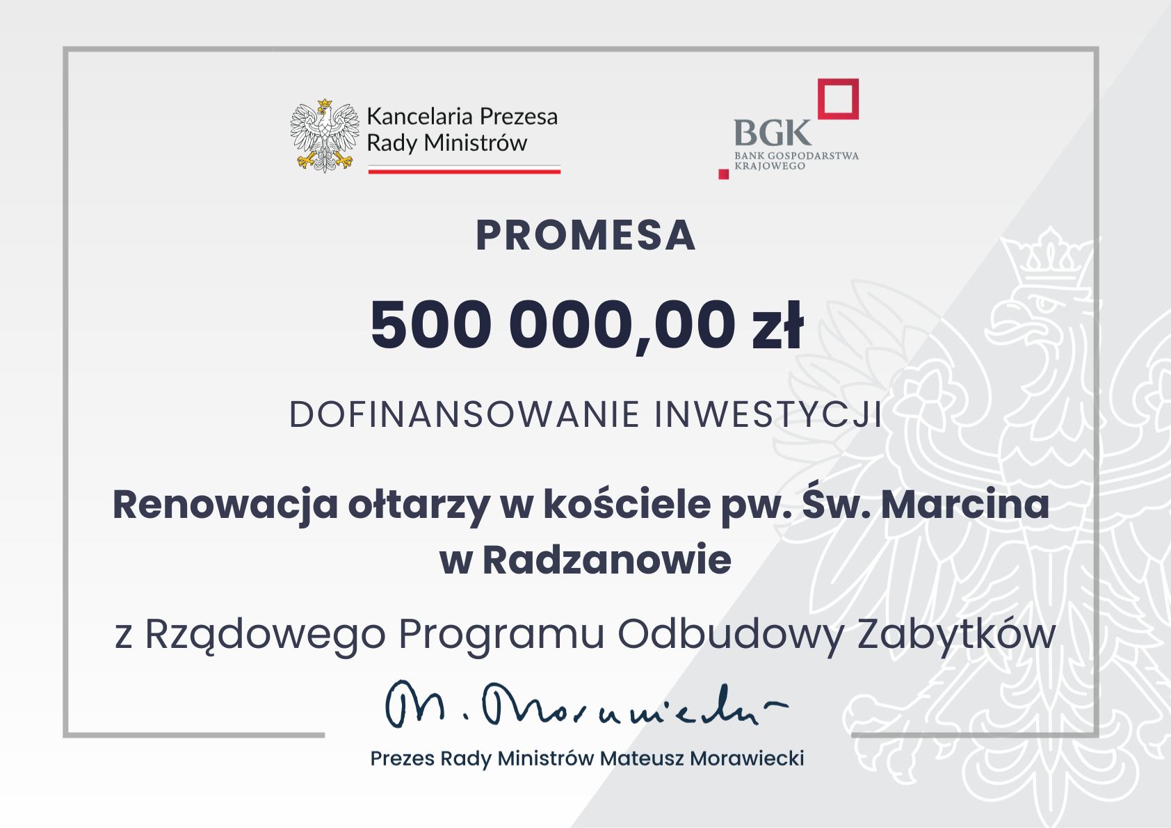 W ramach Rządowego Programu Odbudowy Zabytków na terenie Powiat Białobrzeski zostaną zmodernizowane liczne obiekty architektoniczne.