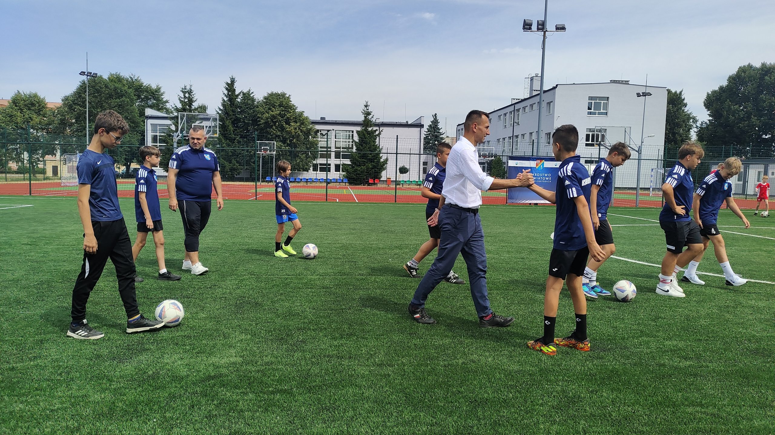 Spotkanie z Mateuszem Wieteską reprezentantem Polski w piłce nożnej