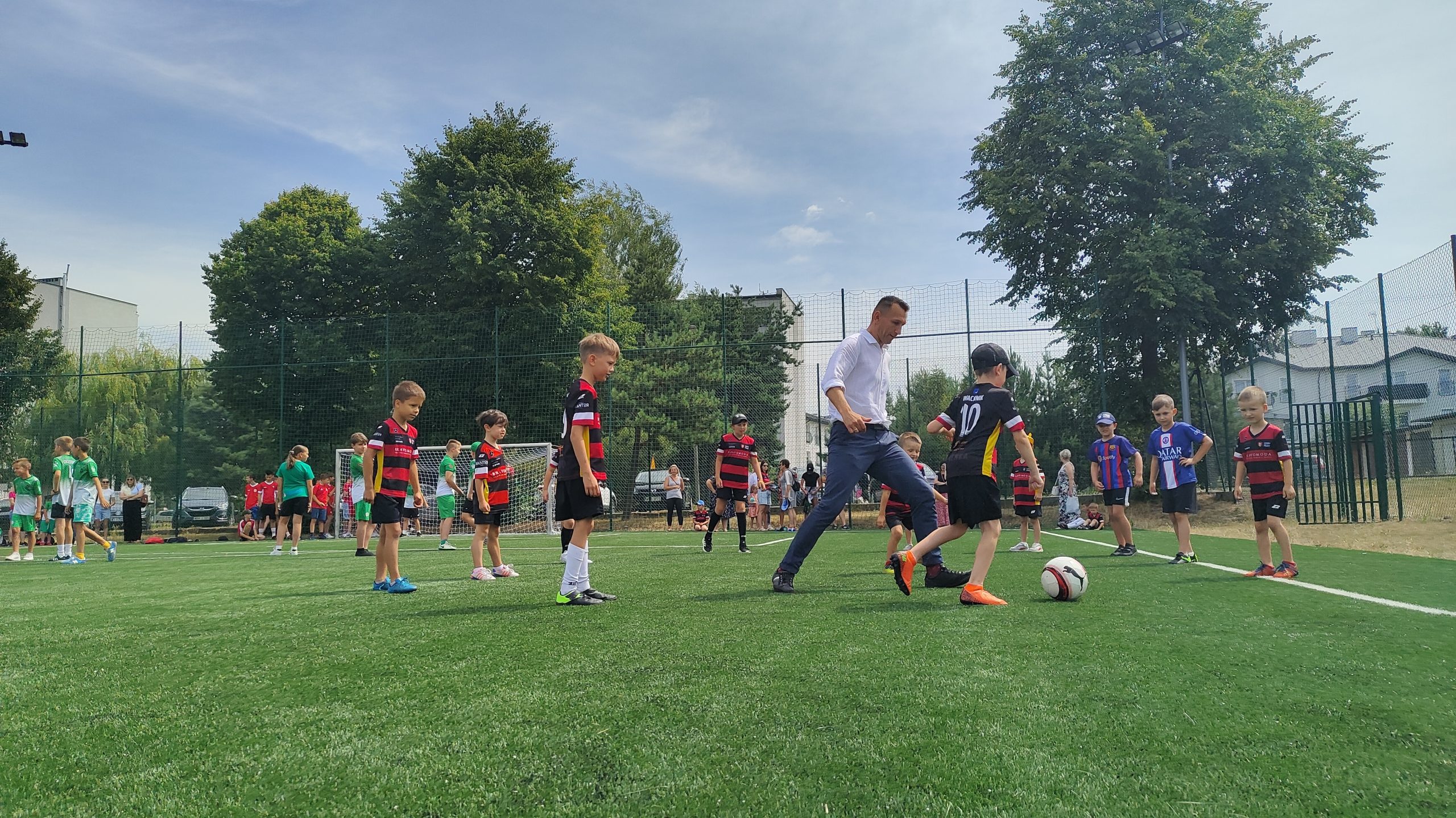 Spotkanie z Mateuszem Wieteską reprezentantem Polski w piłce nożnej