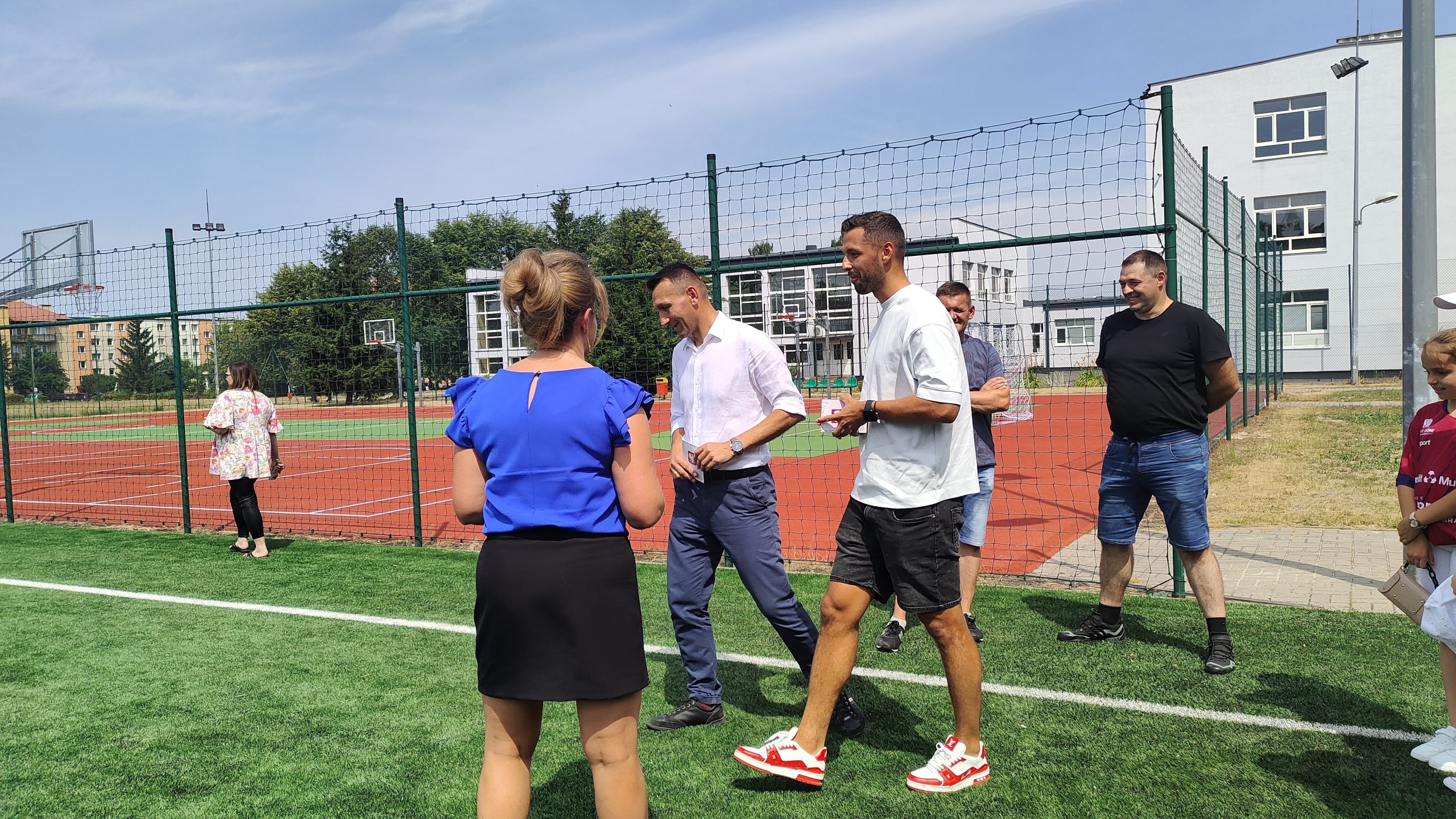 Spotkanie z Mateuszem Wieteską reprezentantem Polski w piłce nożnej