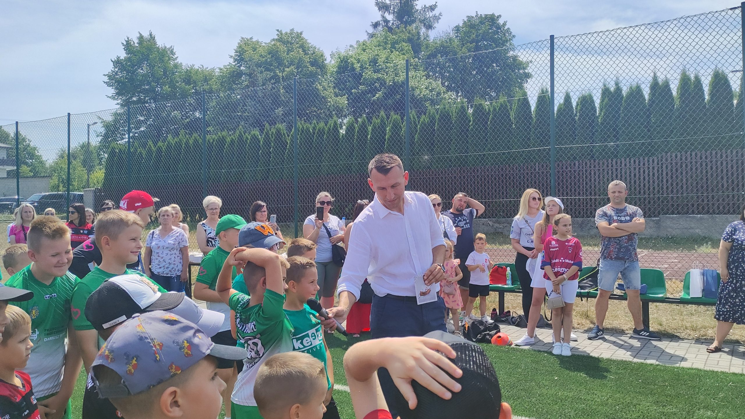 Spotkanie z Mateuszem Wieteską reprezentantem Polski w piłce nożnej