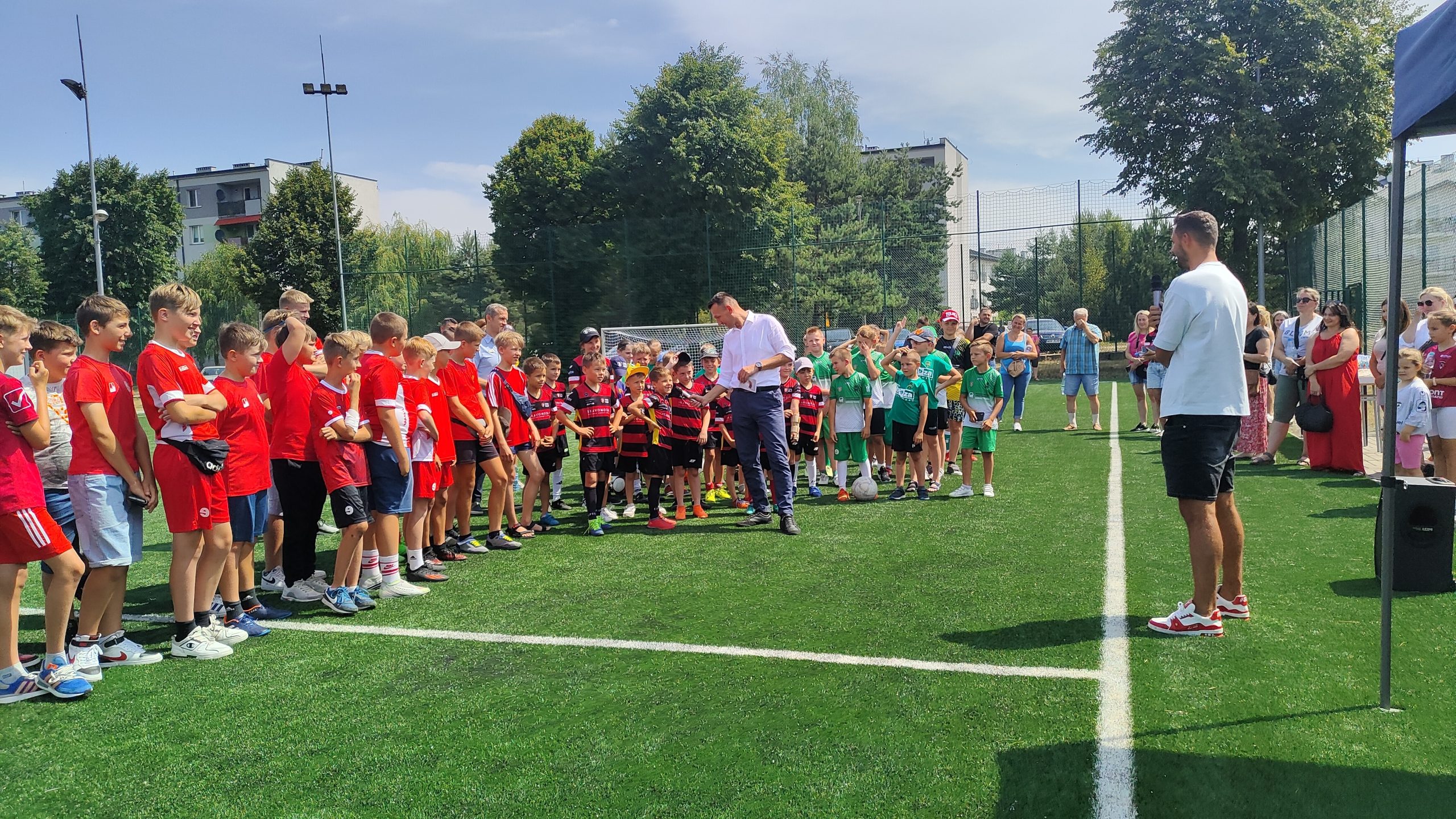 Spotkanie z Mateuszem Wieteską reprezentantem Polski w piłce nożnej