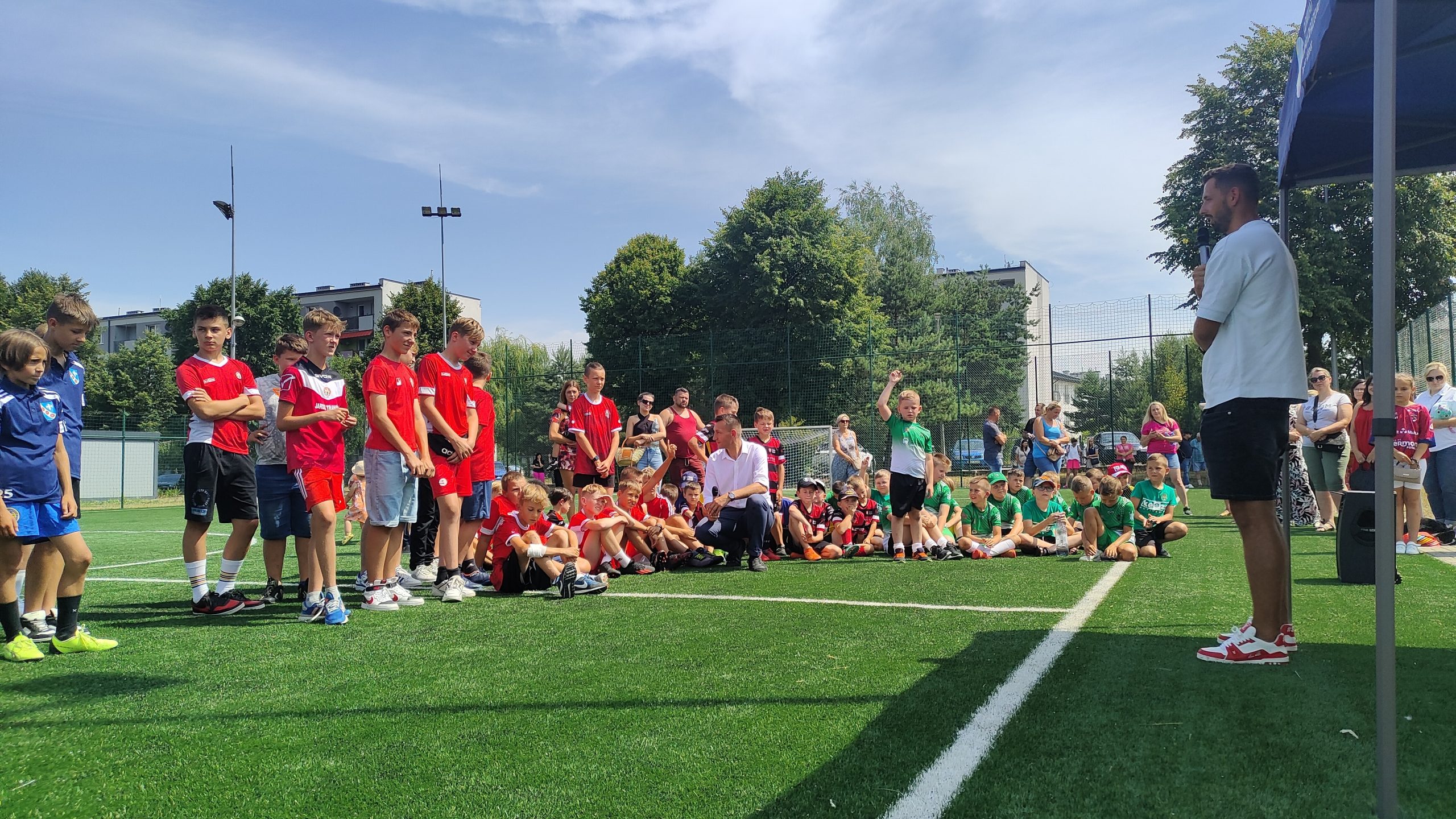 Spotkanie z Mateuszem Wieteską reprezentantem Polski w piłce nożnej