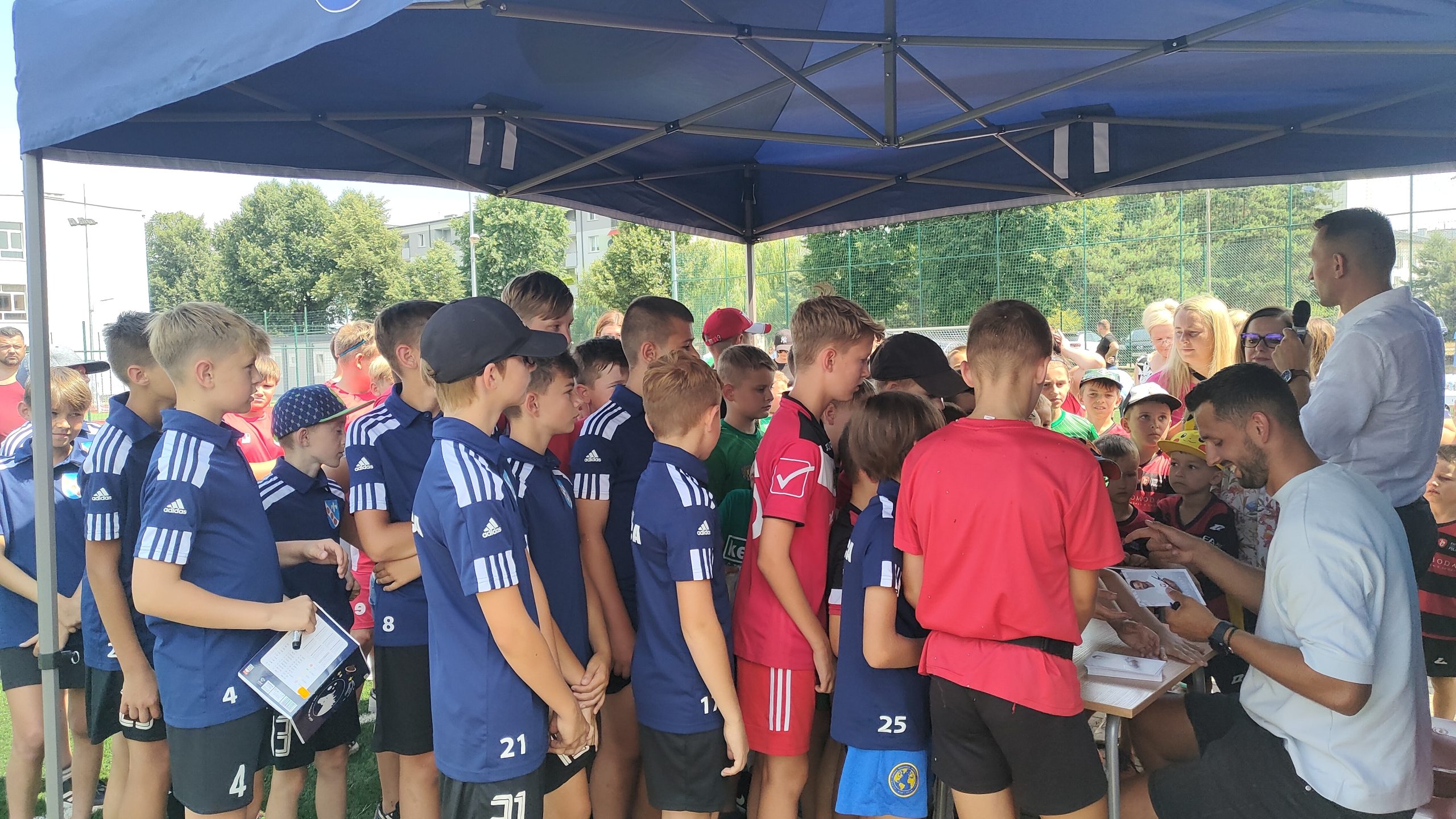 Spotkanie z Mateuszem Wieteską reprezentantem Polski w piłce nożnej