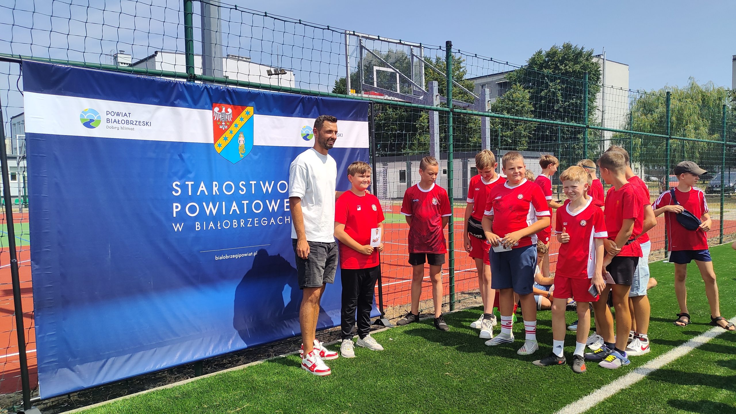 Spotkanie z Mateuszem Wieteską reprezentantem Polski w piłce nożnej