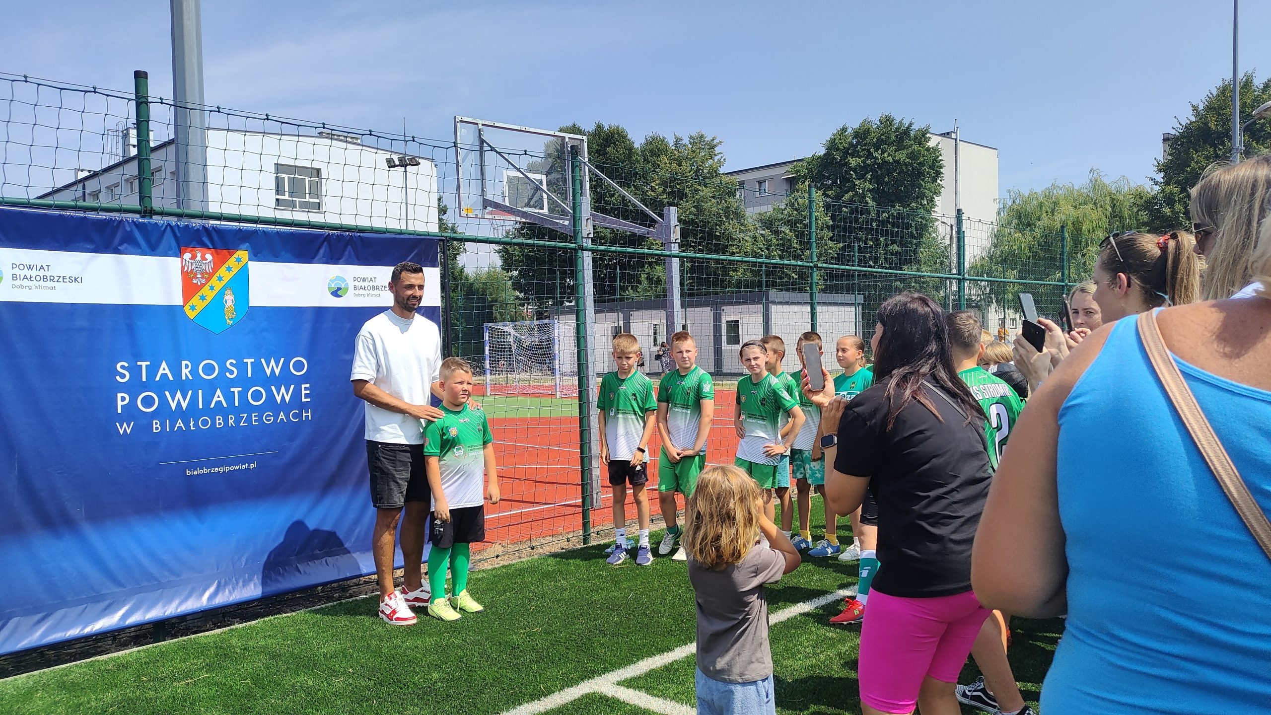 Spotkanie z Mateuszem Wieteską reprezentantem Polski w piłce nożnej