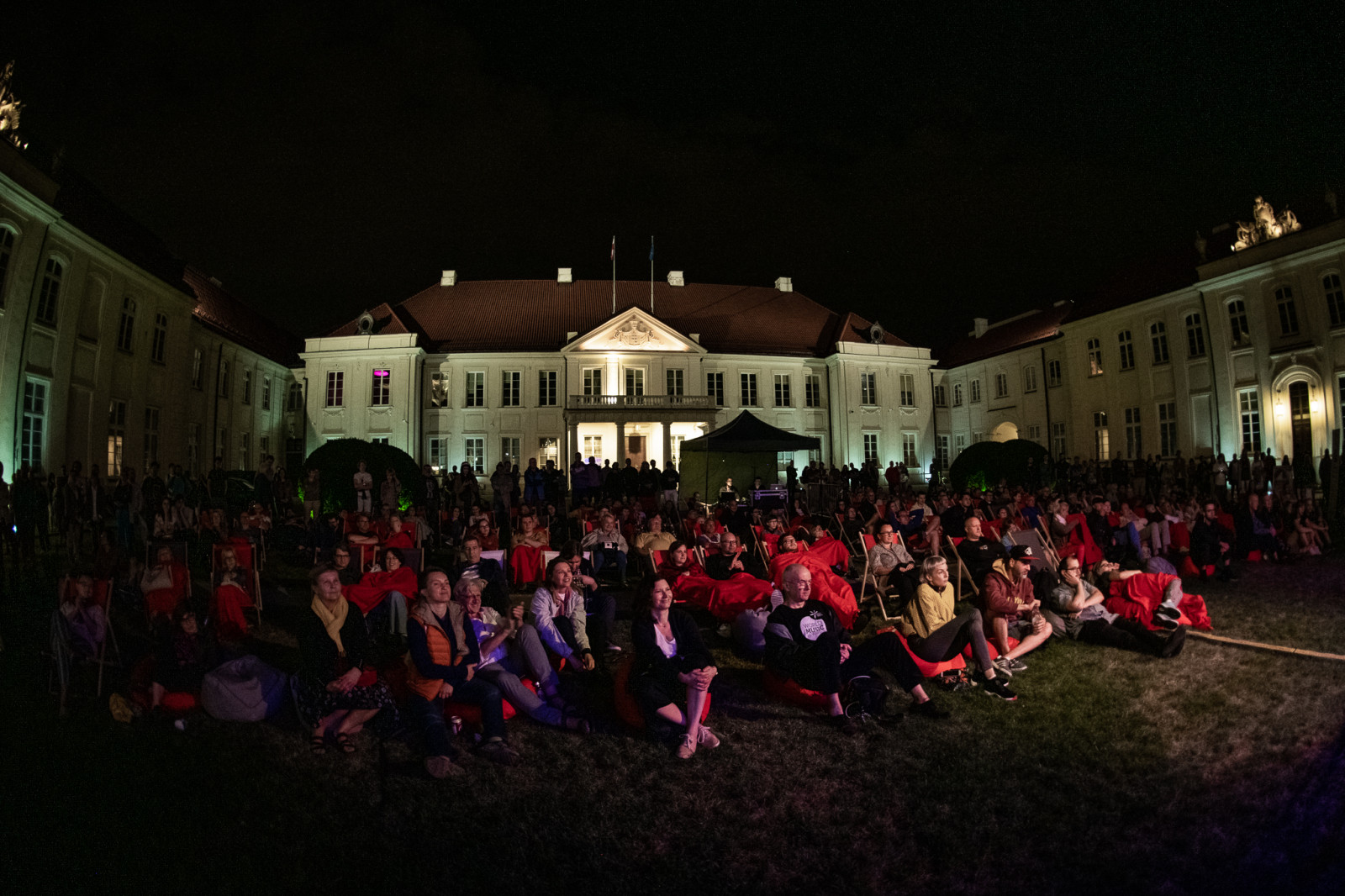 Muzyczne Konstelacje, organizowane na przepięknym dziedzińcu Ministerstwa Kultury i Dziedzictwa Narodowego.