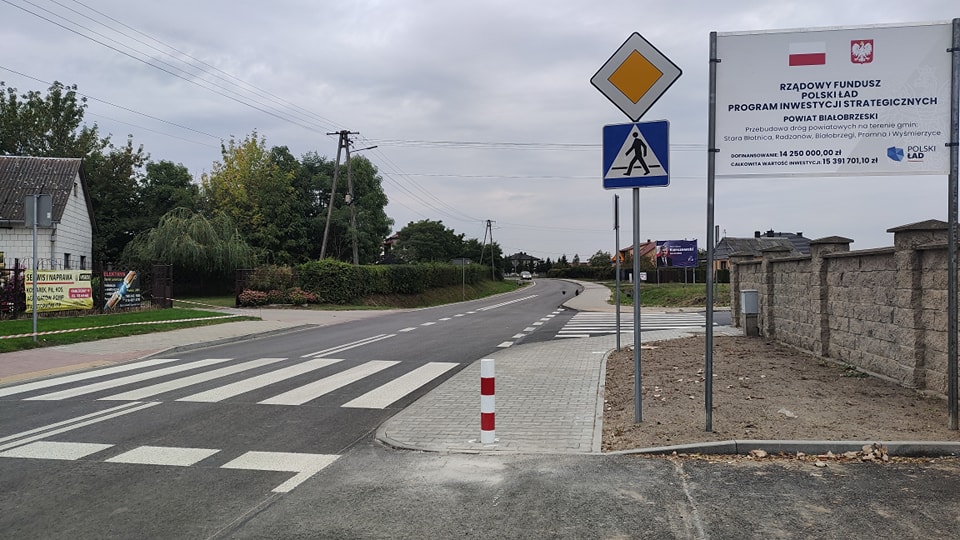 Uroczyste otwarcie drogi powiatowej relacji Stara Błotnica - Kadłubska Wola - Młodynie Górne