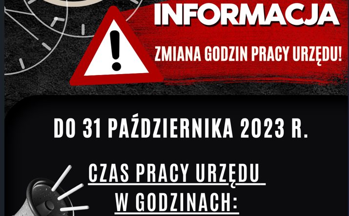 Informacja w sprawie wydłużenia tymczasowej, pilotażowej zmiany godzin pracy Starostwa Powiatowego w Białobrzegach