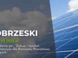 POWIAT BIAŁOBRZESKI OTRZYMAŁ: 45 000 zł Na realizację zadania pn.: "Zakup i montaż instalacji fotowoltaicznej dla Komendy Powiatowej PSP w Białobrzegach." zakup dofinansowany przez Wojewódzki Fundusz Ochrony Środowiska i Gospodarki Wodnej w Warszawie w formie dotacji środków, w kwocie 45 000 zł