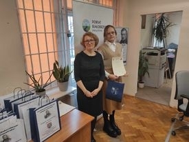 UROCZYSTE ROZDANIE NAGRÓD W I POWIATOWYM KONKURSIE LITERACKIM ''ZAINSPIROWANI FREDRĄ"