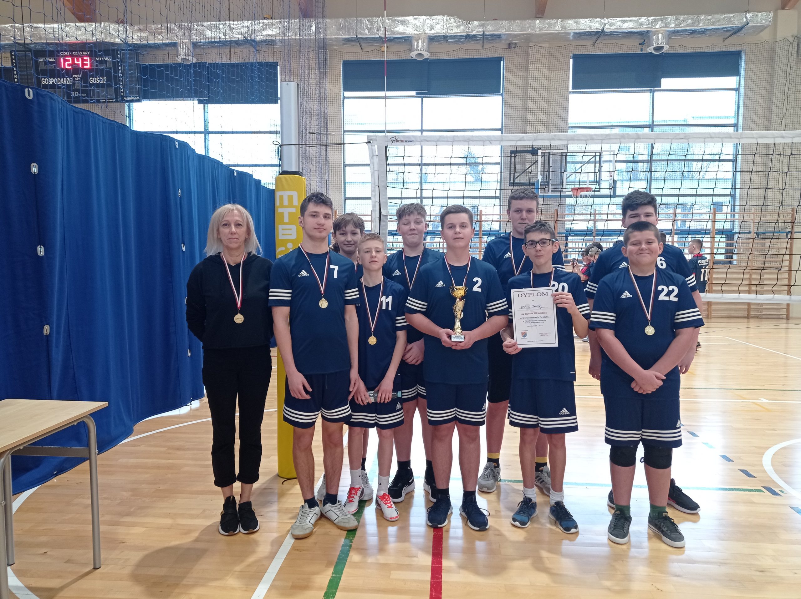 Podsumowanie Mistrzostw Powiatu w Piłce Siatkowej - 31 styczeń 2024 r.