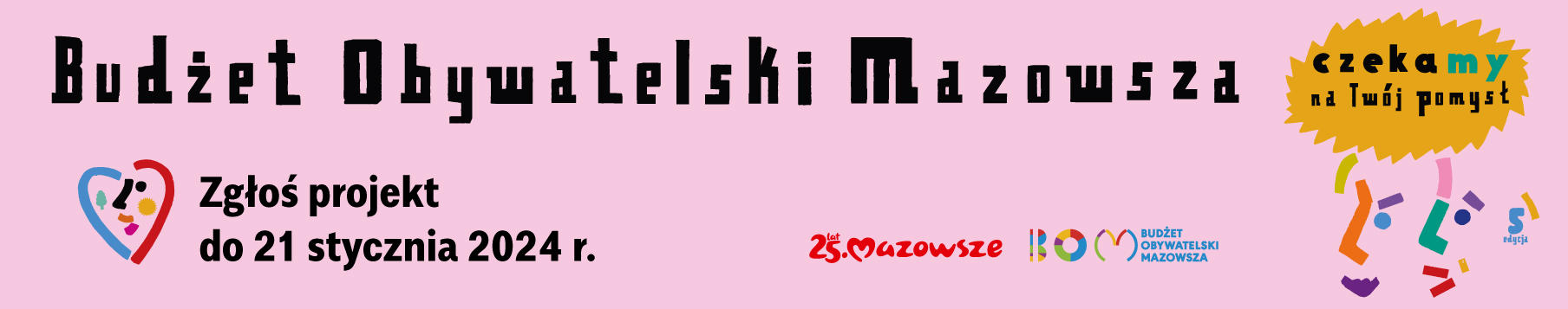 5. Edycji Budżetu Obywatelskiego Mazowsza