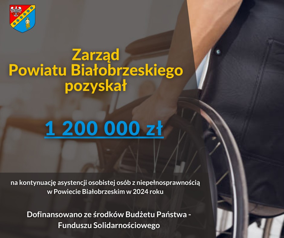Kontynuacja wsparcia Asystentów Osobistych dla Osób z Niepełnosprawnością w 2024 r.