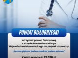 Zarząd Powiatu Białobrzeskiego pozyskał środki finansowe na zdrowotne akcje profilaktyczne dla mieszkanek Powiat Białobrzeski.