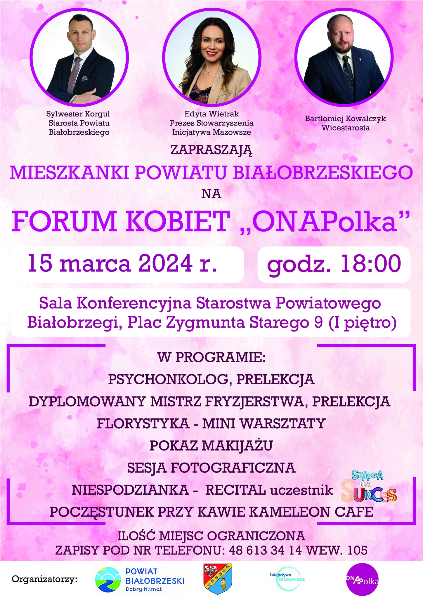 15 marca 2024 roku odbędzie się Forum Kobiet "ONAPolka"
