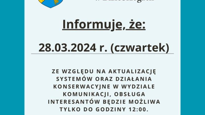 Informacja dla interesantów Wydziału Komunikacji:
