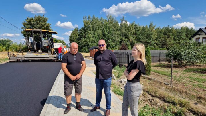 Do końca prac zbliża się kolejna powiatowa inwestycja na terenie Gminy Promna