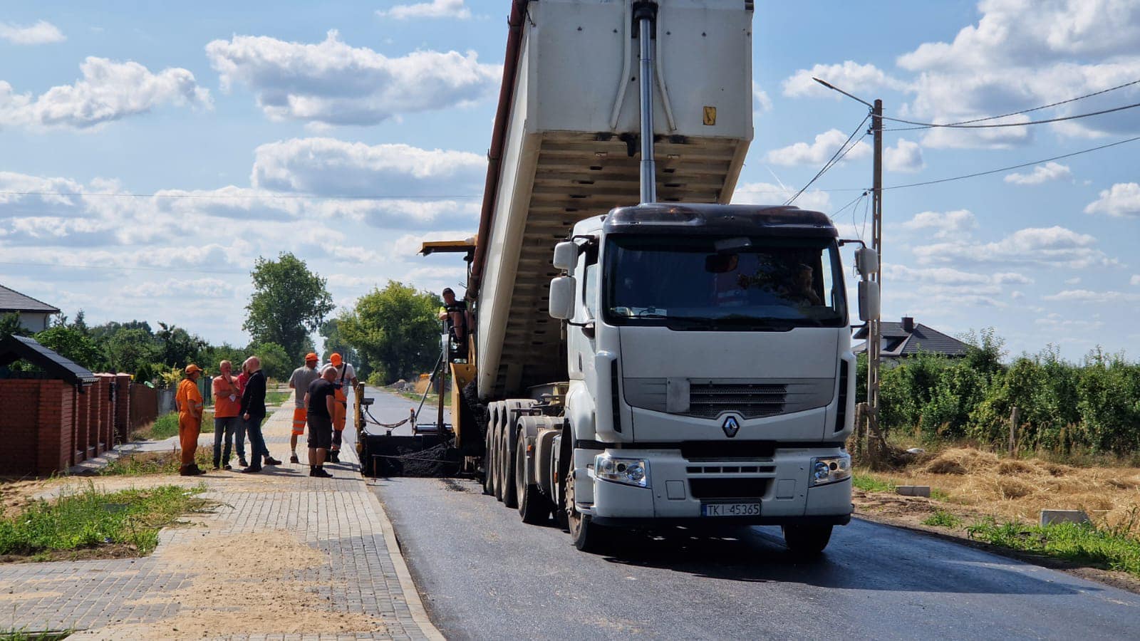 Do końca prac zbliża się kolejna powiatowa inwestycja na terenie Gminy Promna.