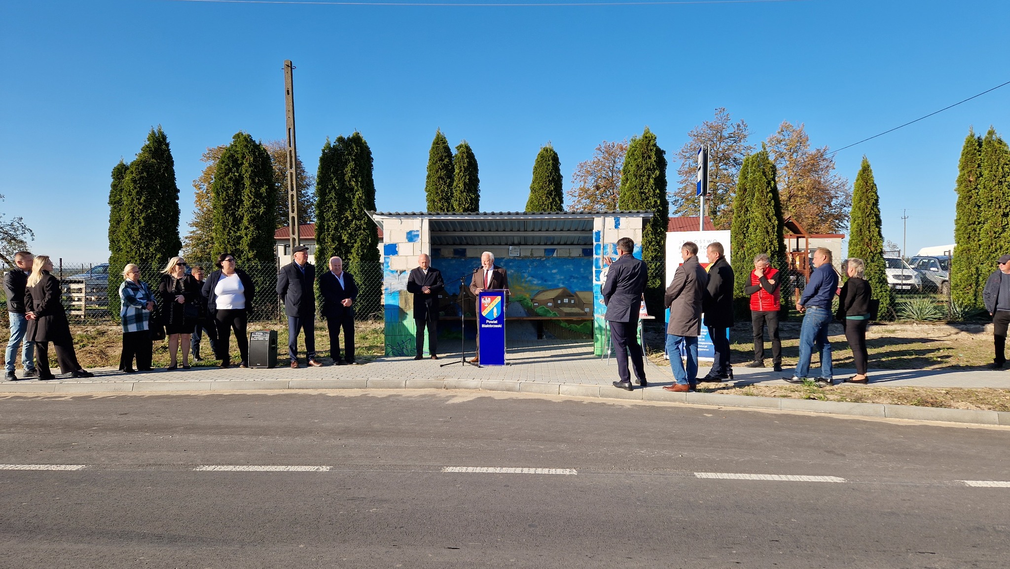 Oficjalnie otwarto przebudowaną drogę powiatową na odcinku Adamów – Pacew.
