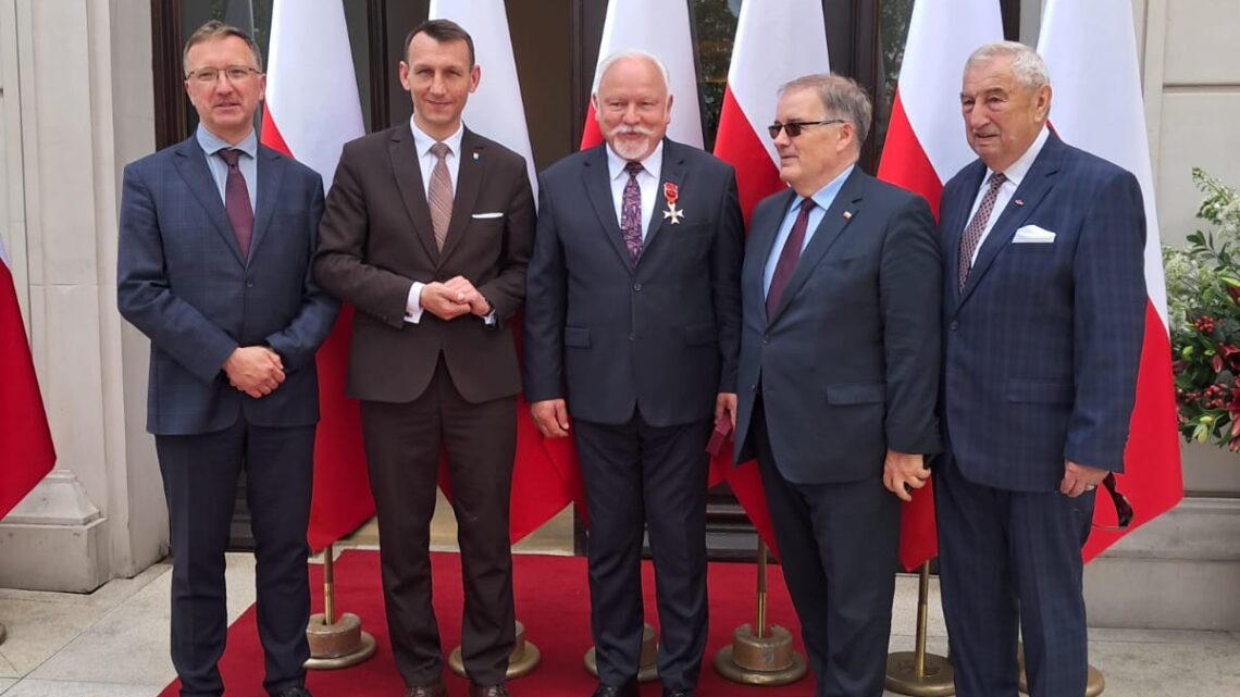 Uroczystości z okazji Dnia Samorządu Terytorialnego w Ogrodach Pałacu Prezydenckiego