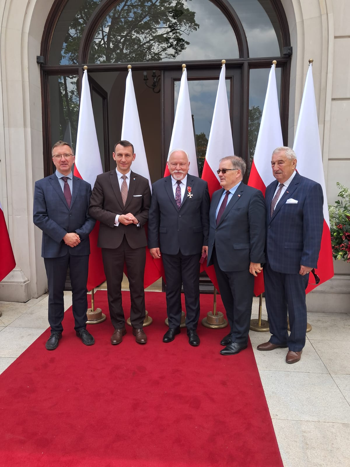 Uroczystości z okazji Dnia Samorządu Terytorialnego w Ogrodach Pałacu Prezydenckiego