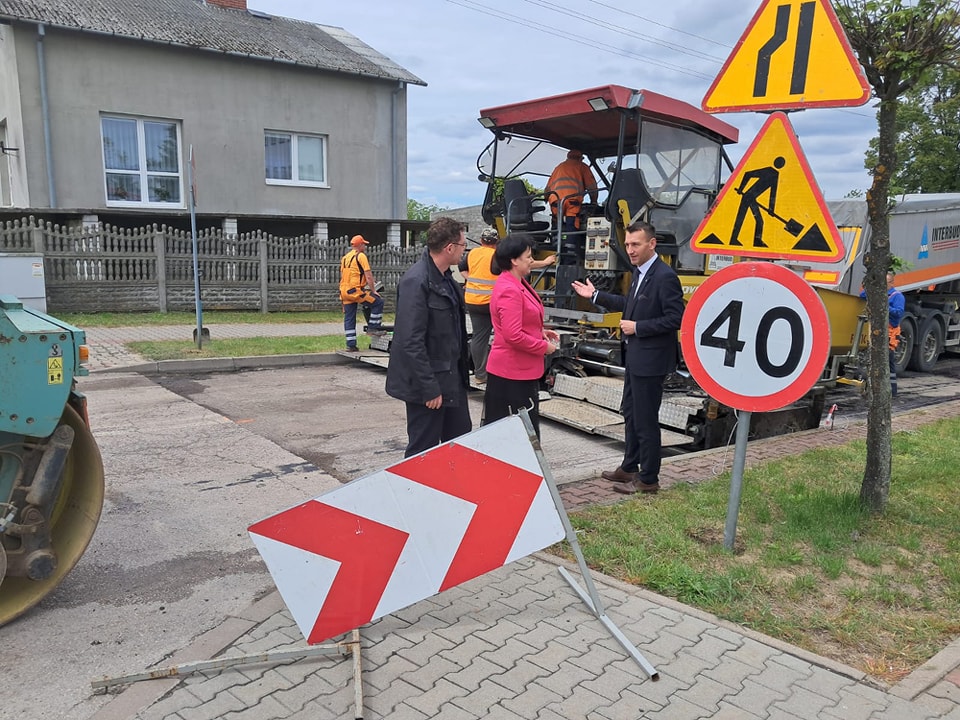 Przebudowa drogi powiatowej na ukończeniu!