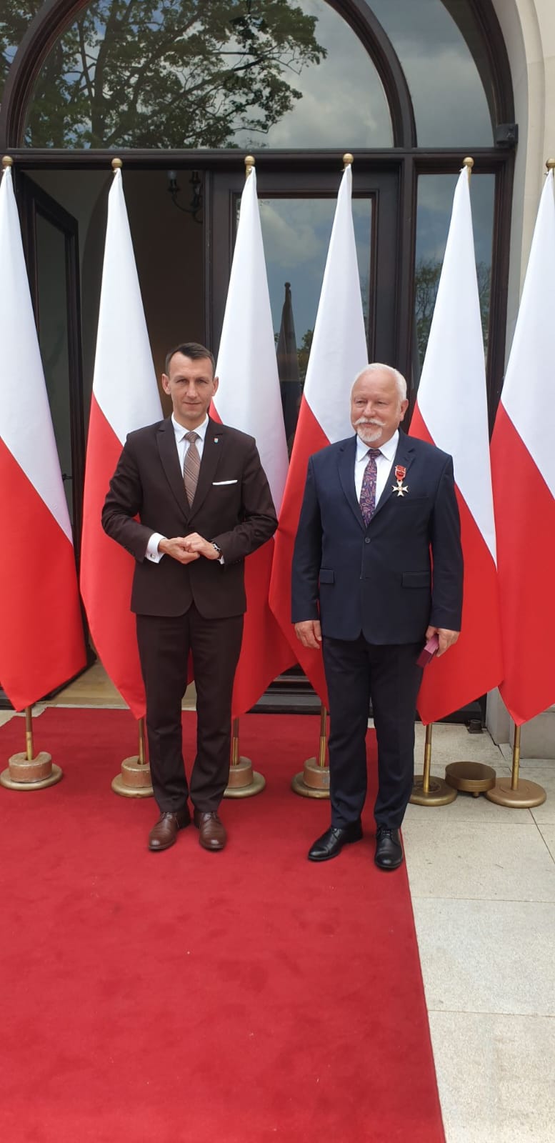 Uroczystości z okazji Dnia Samorządu Terytorialnego w Ogrodach Pałacu Prezydenckiego