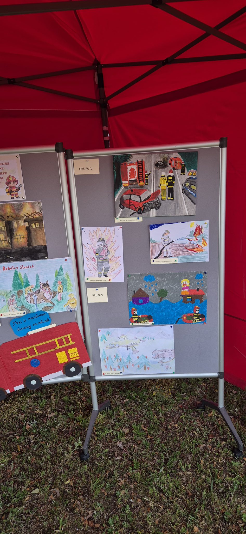 Podsumowanie Powiatowego Konkursu Plastycznego „Moc w mundurze – strażacy na ratunek”