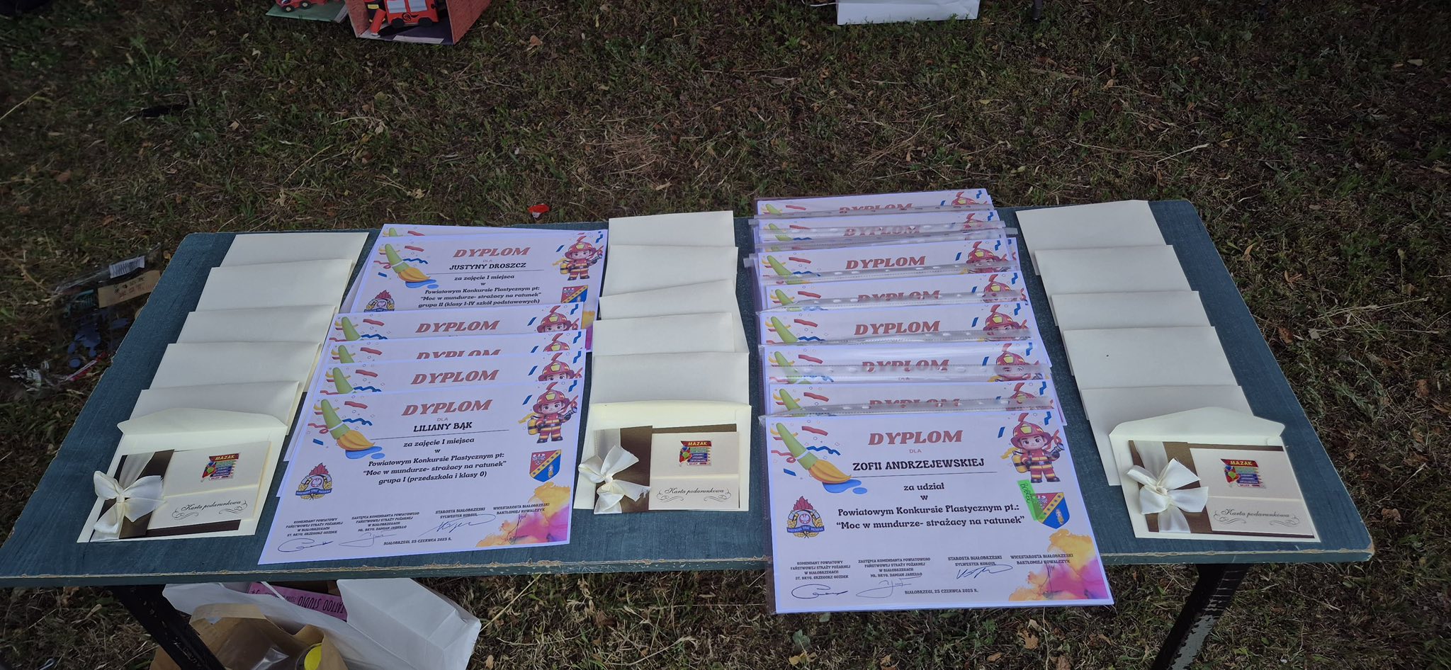 Podsumowanie Powiatowego Konkursu Plastycznego „Moc w mundurze – strażacy na ratunek”