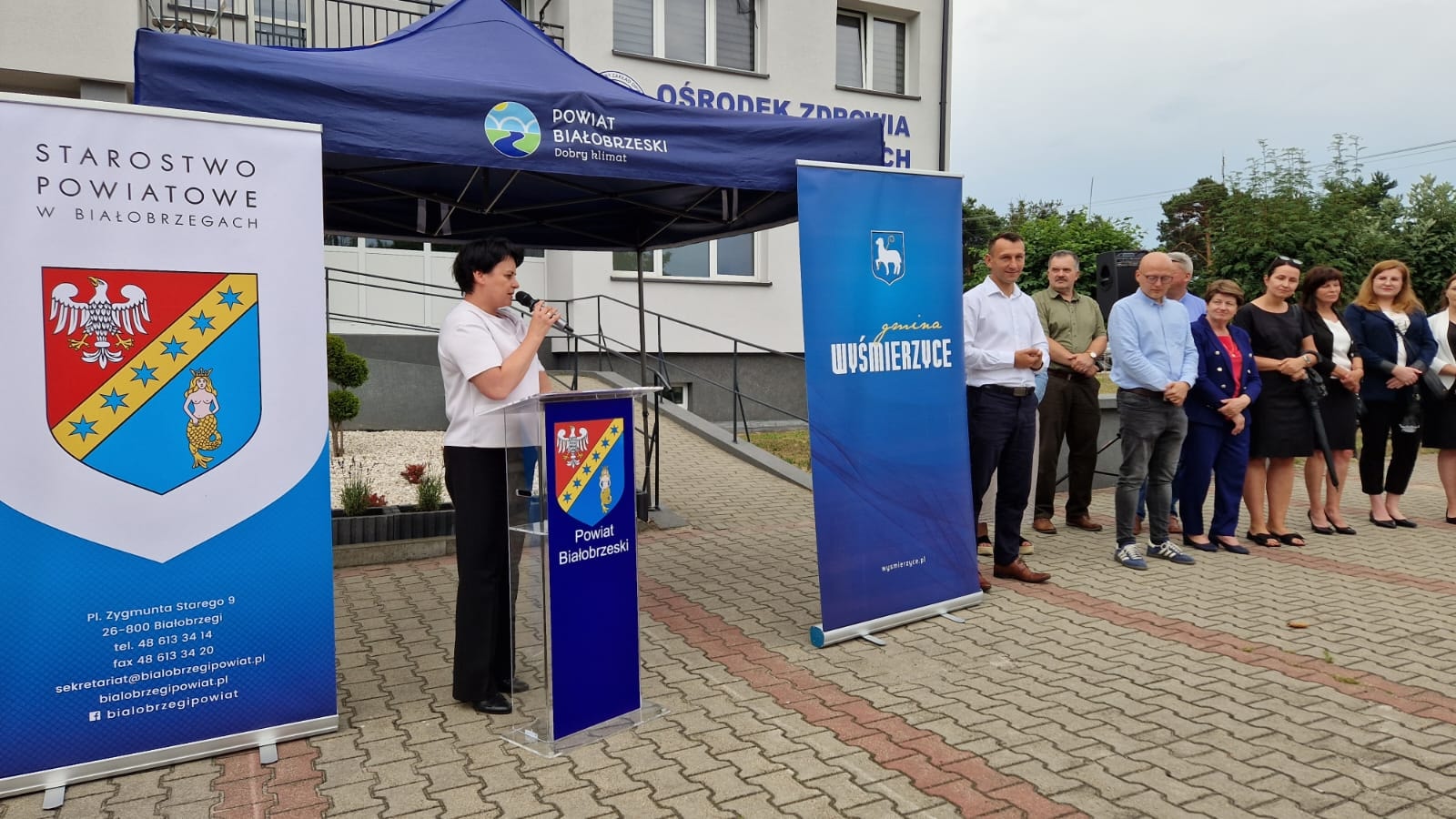 Uroczyste otwarcie przebudowanego odcinka drogi powiatowej przy ul. 1000-lecia Państwa Polskiego