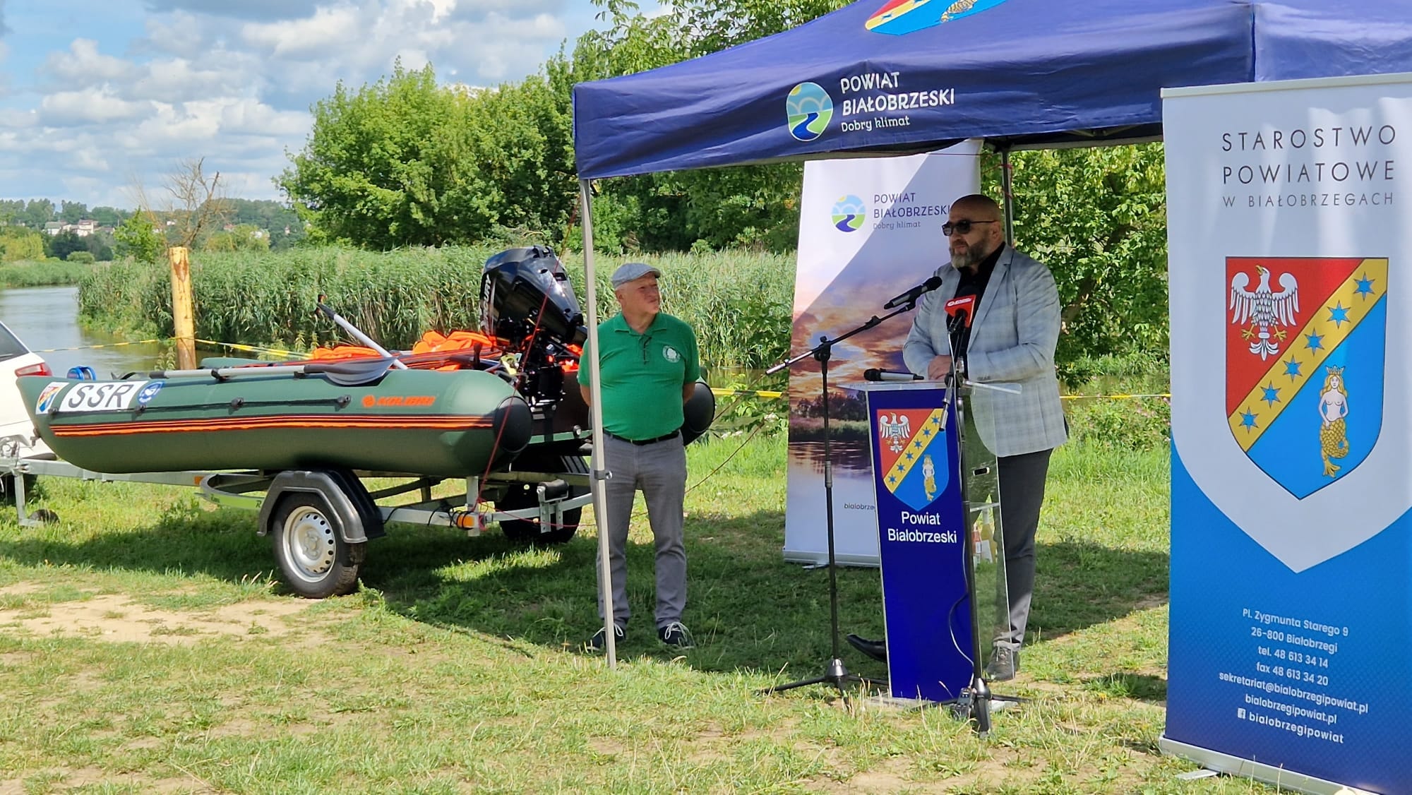 Nowy sprzęt dla Społecznej Straży Rybackiej Powiatu Białobrzeskiego