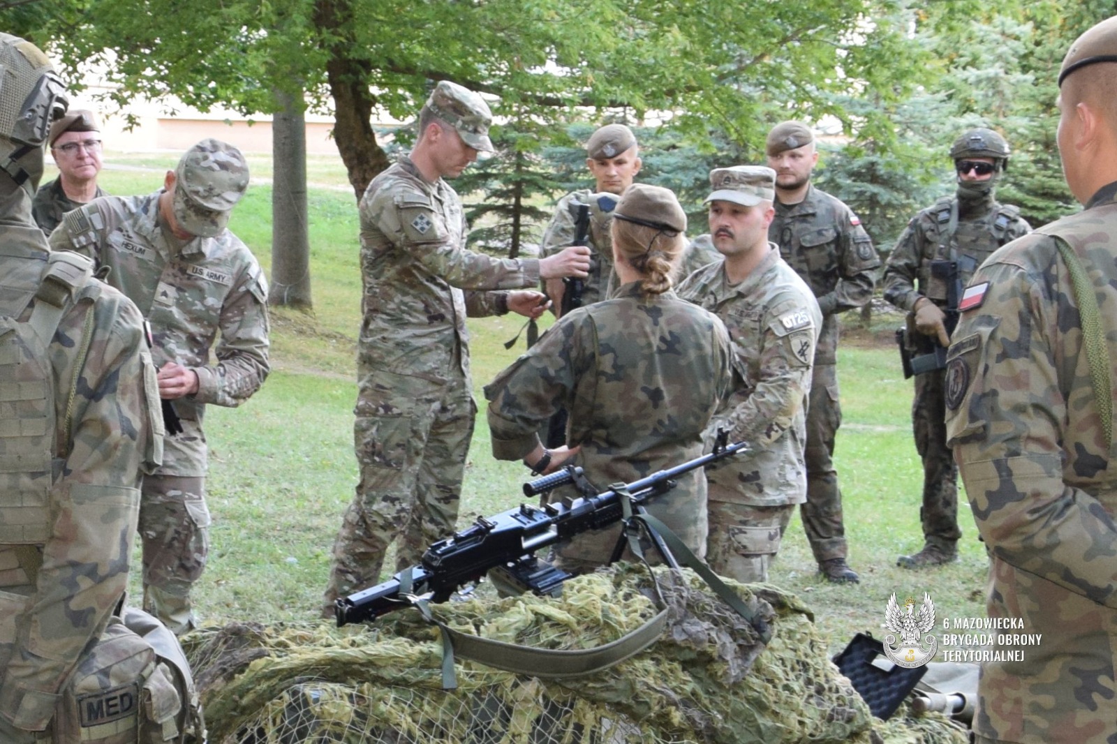 Amerykańscy żołnierze znów w 6MBOT – szkolą się z Terytorialsami