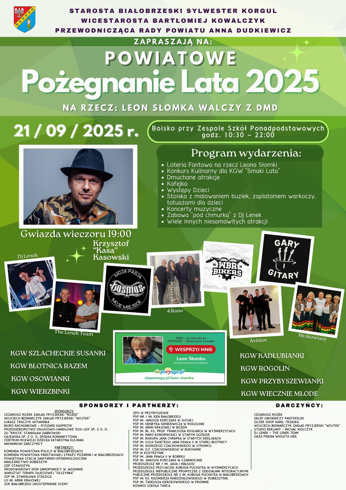 Już 21 września spotykamy się na Powiatowym Pożegnaniu Lata 2025 w Białobrzegach!