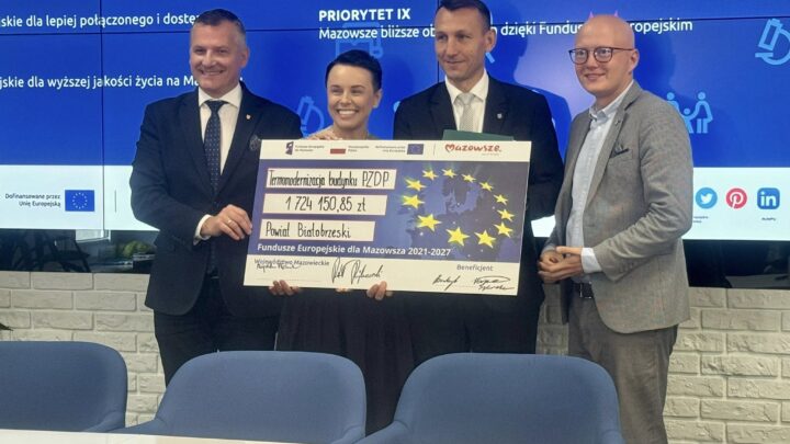 ‼️1️⃣ 7️⃣2️⃣4️⃣ 1️⃣5️⃣0️⃣, 8️⃣5️⃣ zł ‼️ to wartość dofinansowania pozyskanego przez Zarząd Powiatu Białobrzeskiego w ramach Fundusze Europejskie dla Mazowsza.