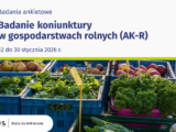 Rozpoczęła się kolejna edycja Badania koniunktury w gospodarstwach rolnych (AK-R)
