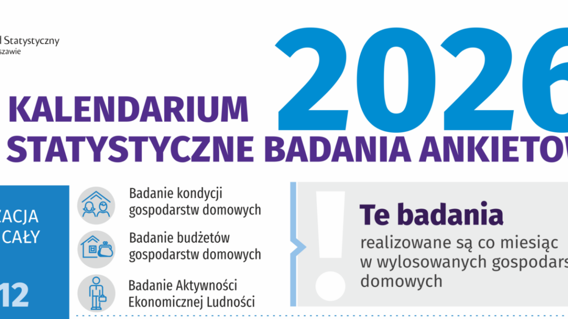 Kalendarz badań ankietowych 2026