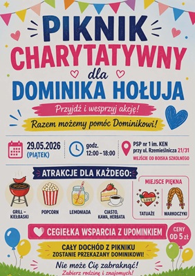 Piknik Charytatywny dla Dominika Hołuja