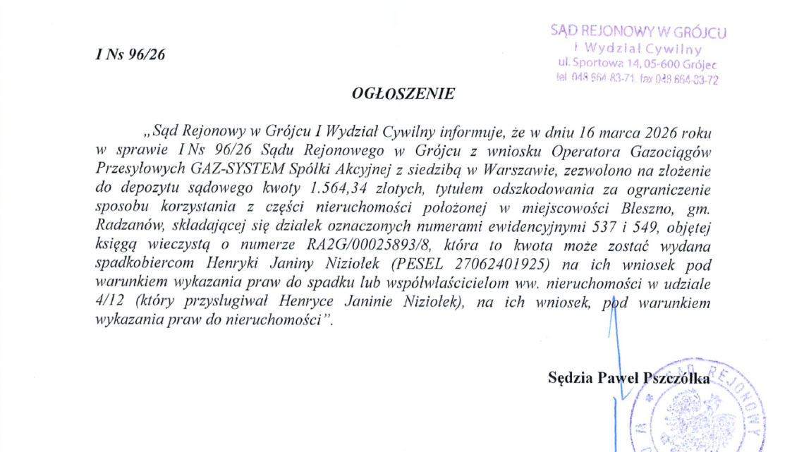Ogłoszenie