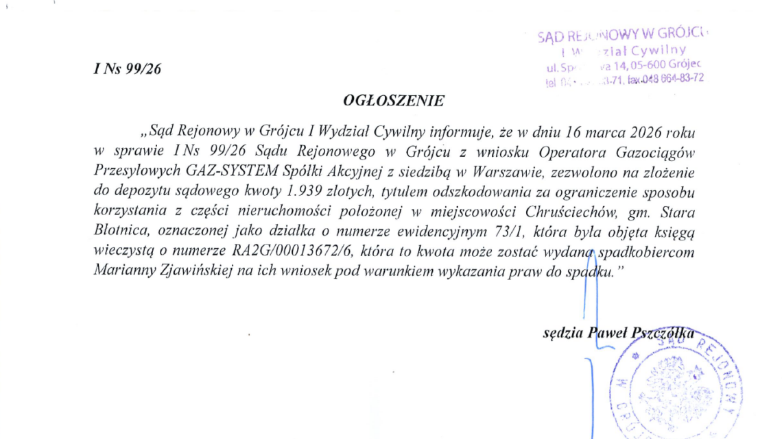 Ogłoszenie