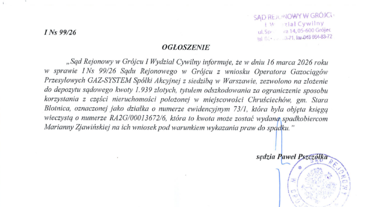 Ogłoszenie