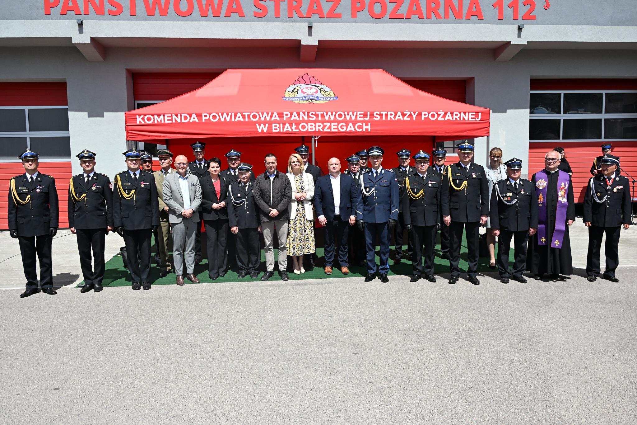 🚒 29 maja 2026 roku w Komendzie Powiatowej PSP w Białobrzegach odbył się uroczysty apel z okazji Dnia Strażaka.👨‍🚒 W uroczystości Powiat Białobrzeski reprezentował wicestarosta Bartłomiej Kowalczyk.