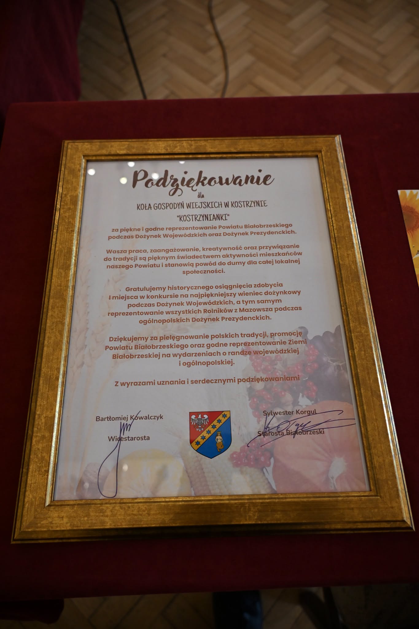 🏆 Mistrzowie Województwa Mazowieckiego z wizytą w Starostwie Powiatowym w Białobrzegach. 🌾